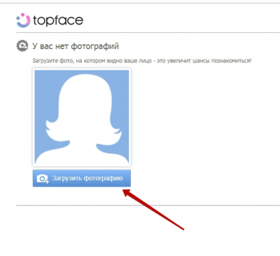 добавление фото на топфейс